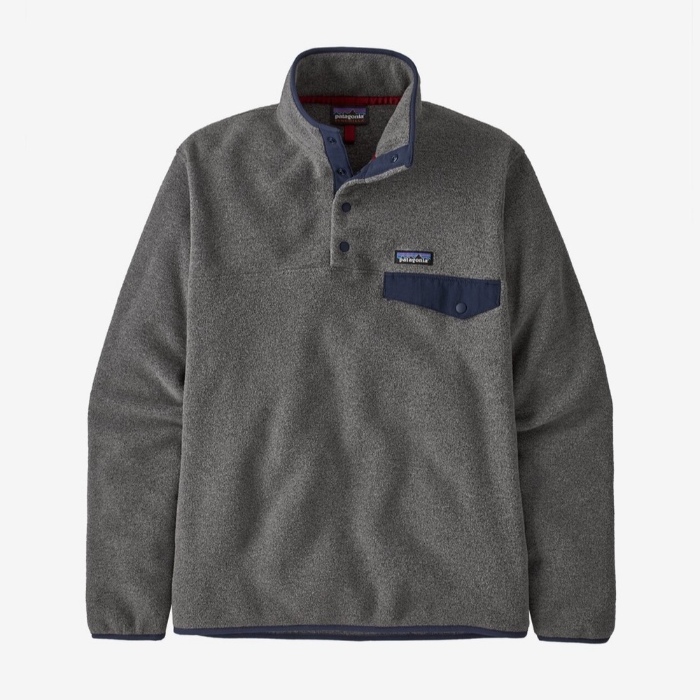 Men's Lightweight Synchilla® Snap-T® Fleece Pullover in Nickel